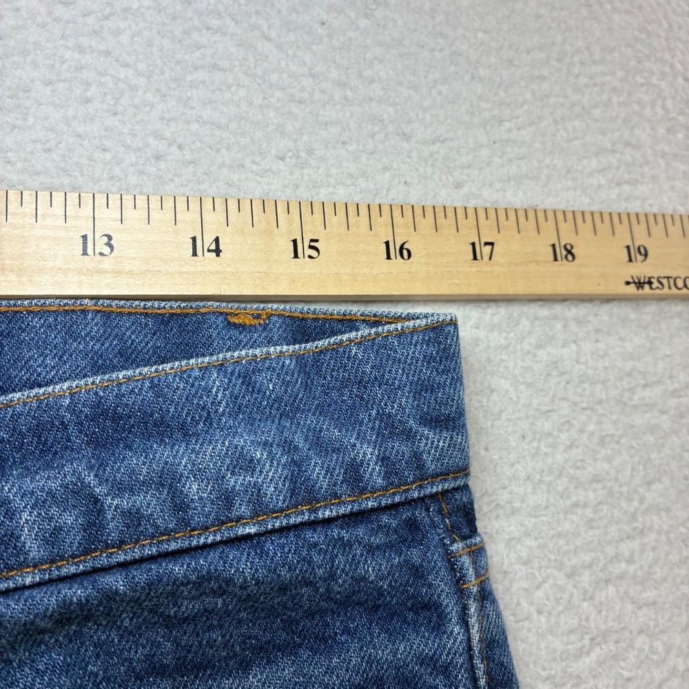 Vintage Levis 505 0217 Selvedge Jeans Men 33x33 Blue Straight Denim USA Made 80s - Picture 6 of 10